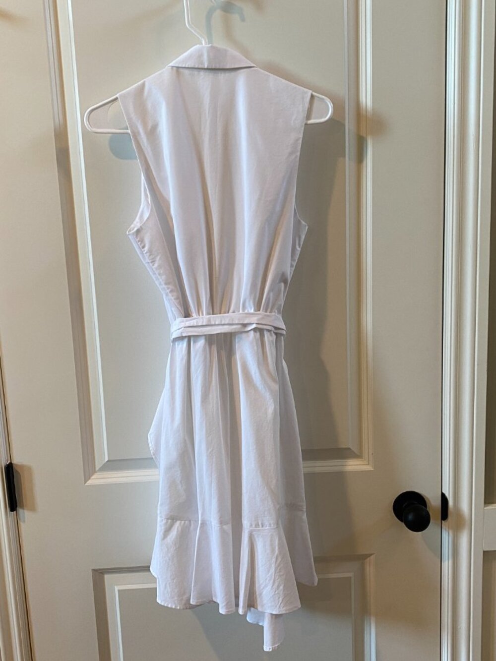 Express White Boyfriend Poplin Portofino Mini Shirt Dress Size Medium - Picture 7 of 9